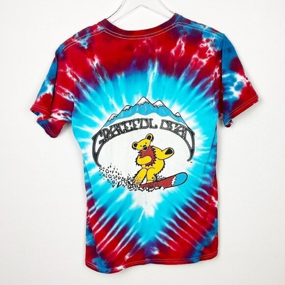 RARE VINTAGE GRATEFUL DEAD | Tie Dye Graphic Concert Band Tee 90s - Picture 2 of 10